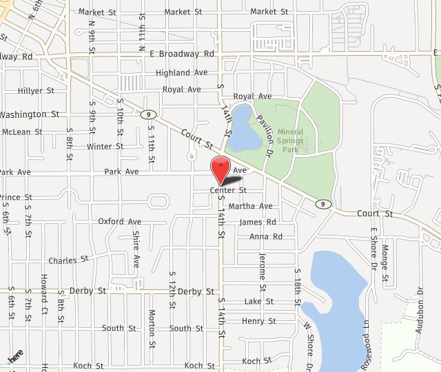 Location Map: 725 S 14th Street Pekin, IL 61554