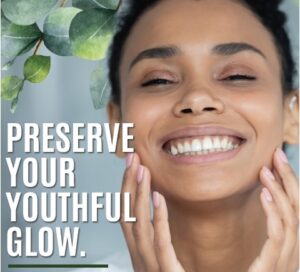 Happy, young, black woman smiling